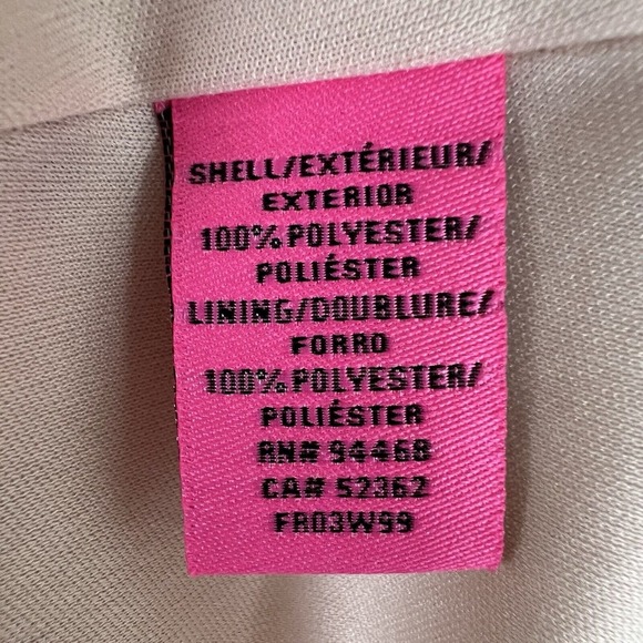 Betsey Johnson Womens 12 Pink Black Polka Dot Short Sleeve‎ Cinch Waist Dress - Picture 5 of 5